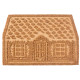 Wycieraczka kokosowa embossed Christmas house, Ib Laursen