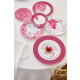 Talerzyk deserowy Jolie Flowers Pink PiP Studio, 17 cm