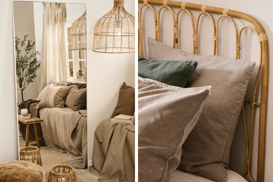 Materiały stosowane w scandi boho